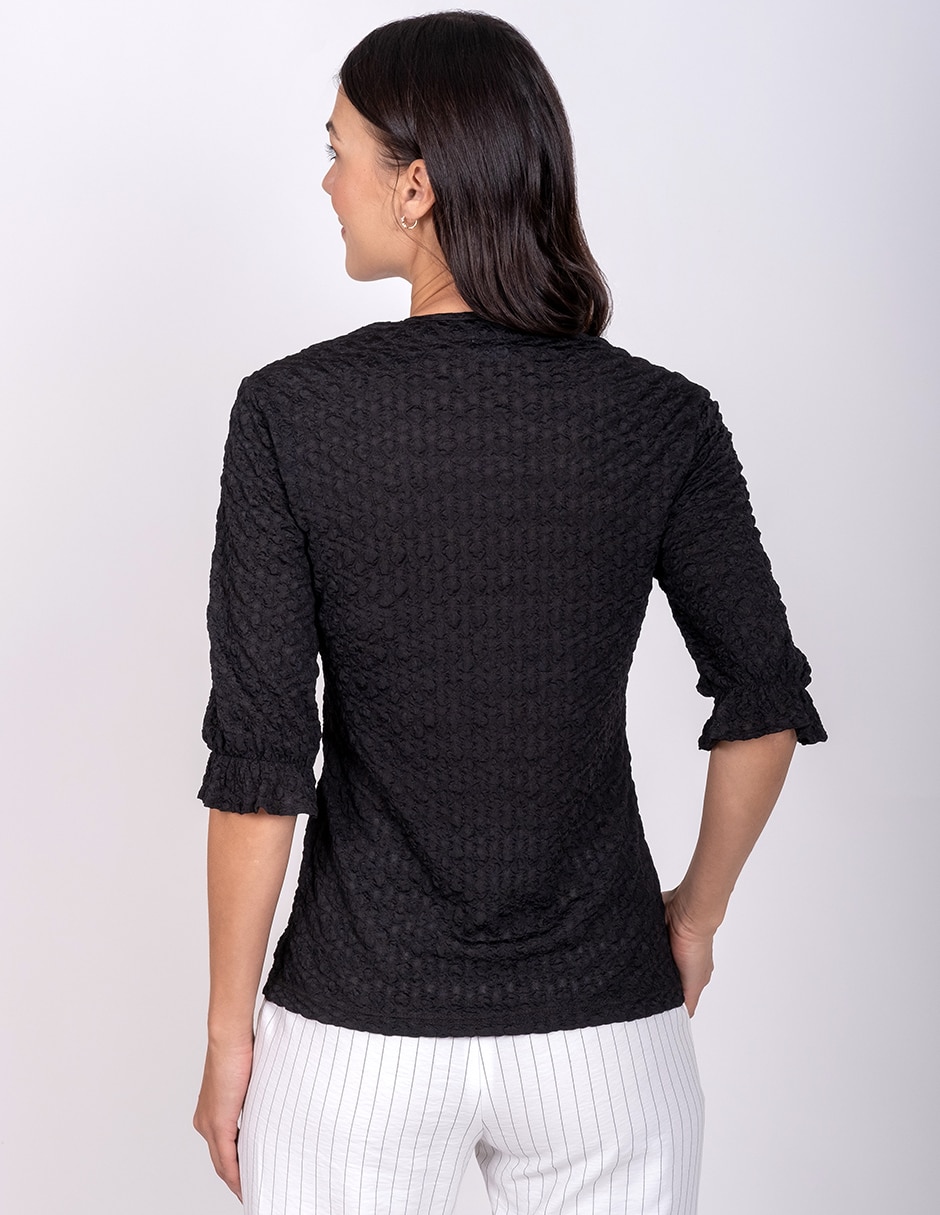 Blusa manga 3/4 para mujer 4
