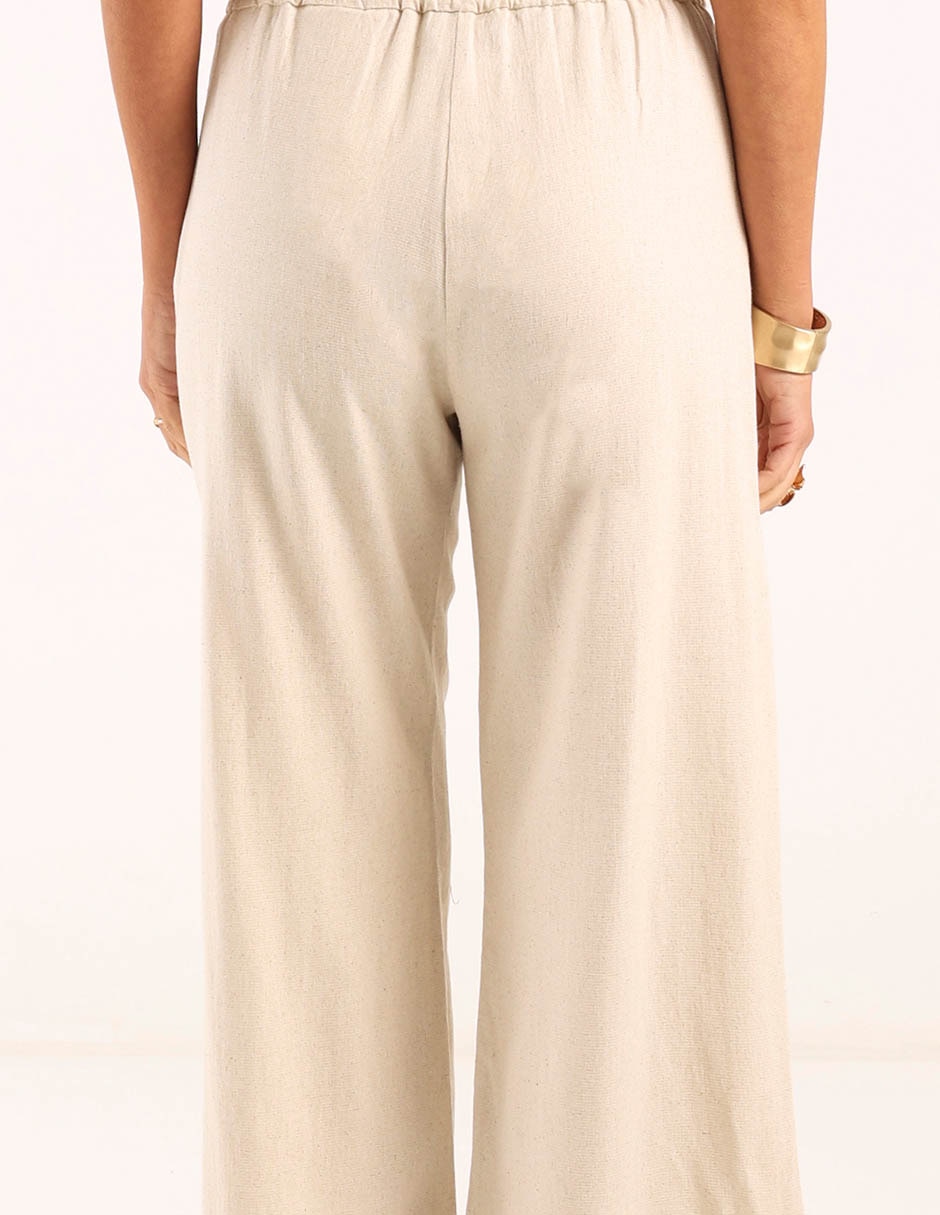 Pantalón coulotte relajado para mujer 2