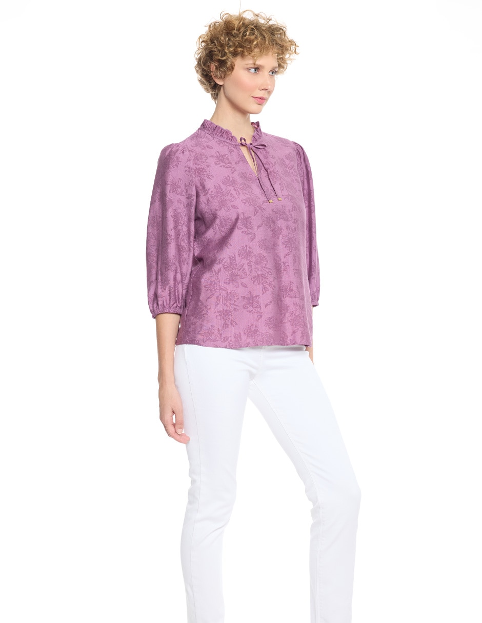 Blusa Mylah manga 3/4 para mujer 3