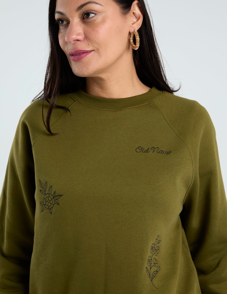Sudadera sin capucha para mujer 4