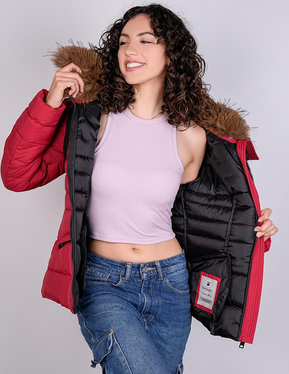 "chamarra" acolchada greenlander no impermeable "de" poliéster "para mujer"