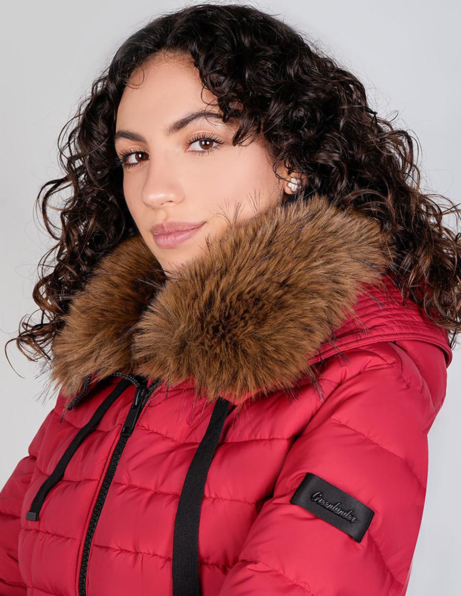 "chamarra" acolchada greenlander no impermeable "de" poliéster "para mujer"