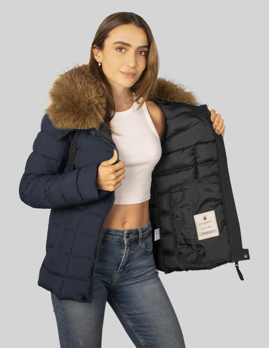 Chamarra cazadora Greenlander impermeable para mujer