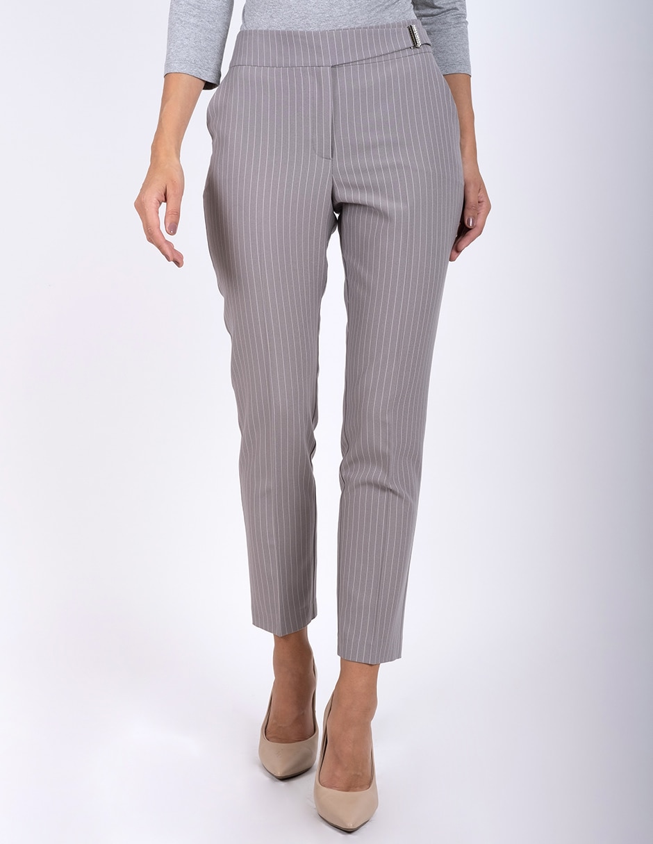 Pantalón capri straight para mujer