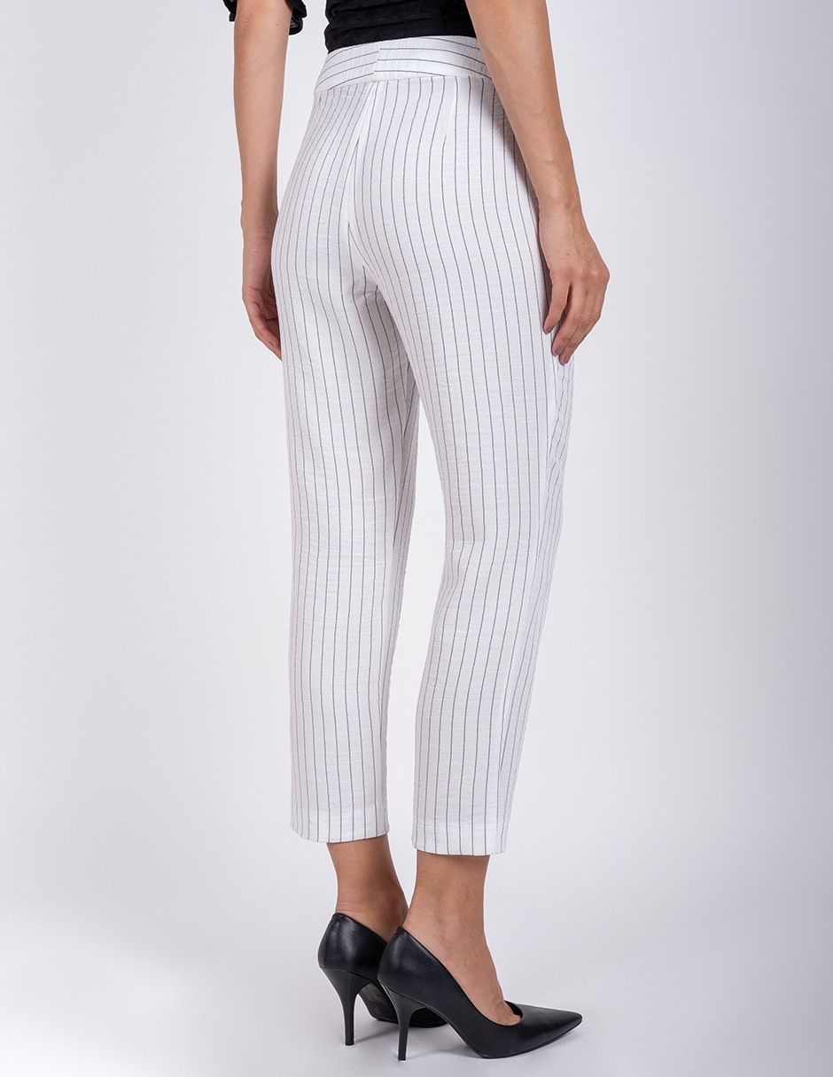 Pantalón capri straight para mujer 4