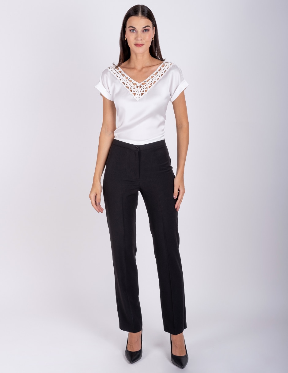 Pantalón straight para mujer 2