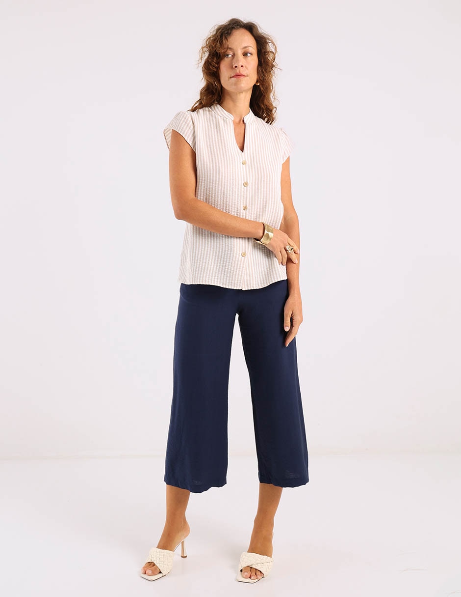 Blusa manga corta para mujer 3