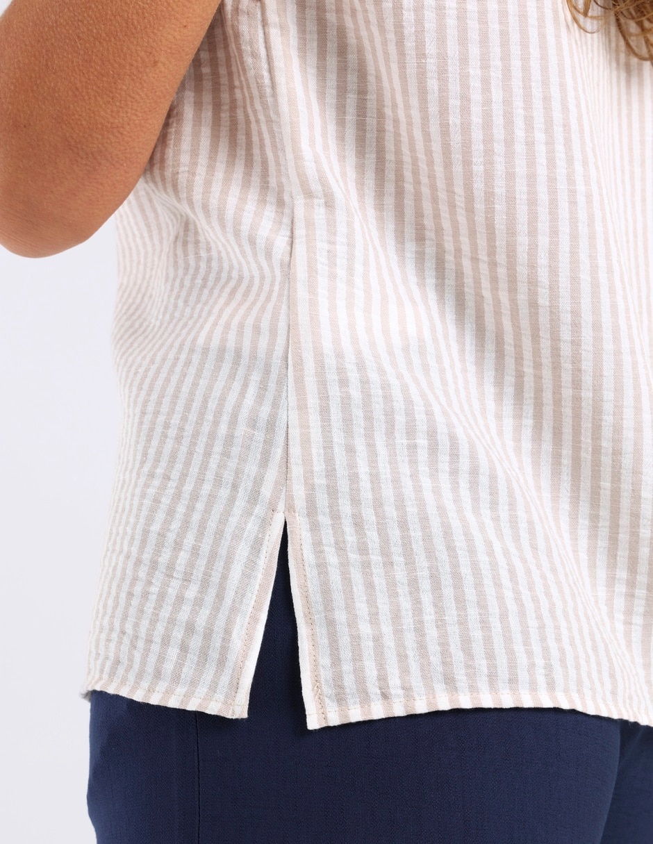 Blusa manga corta para mujer 5
