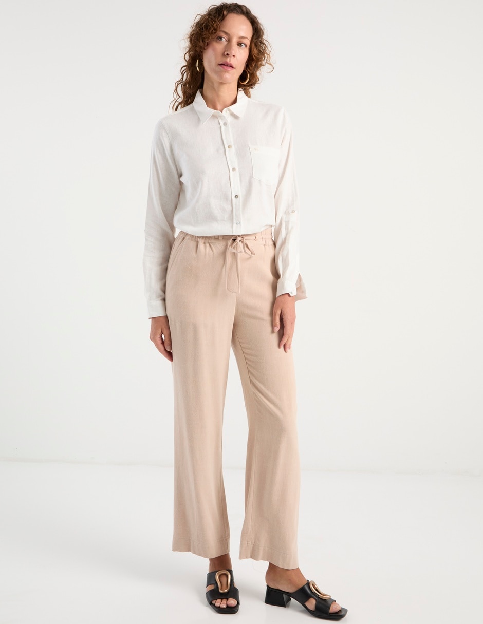 Pantalón capri regular para mujer 3