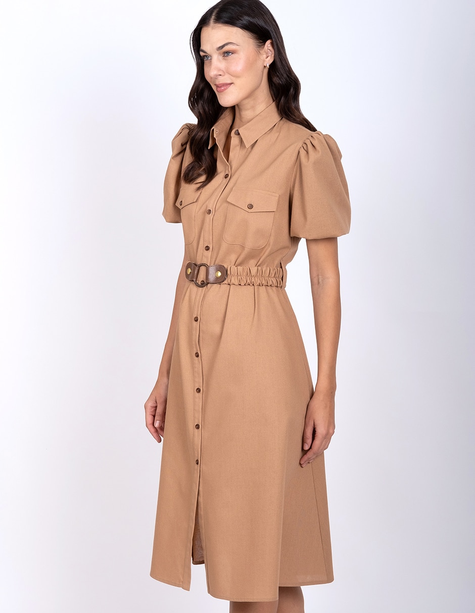Vestido a la rodilla casual para mujer 3