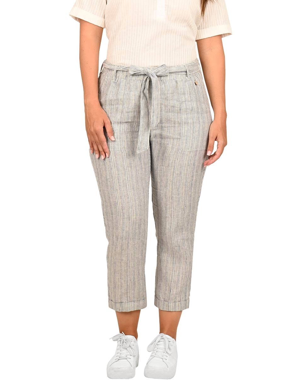 Pantalón capri skinny para mujer