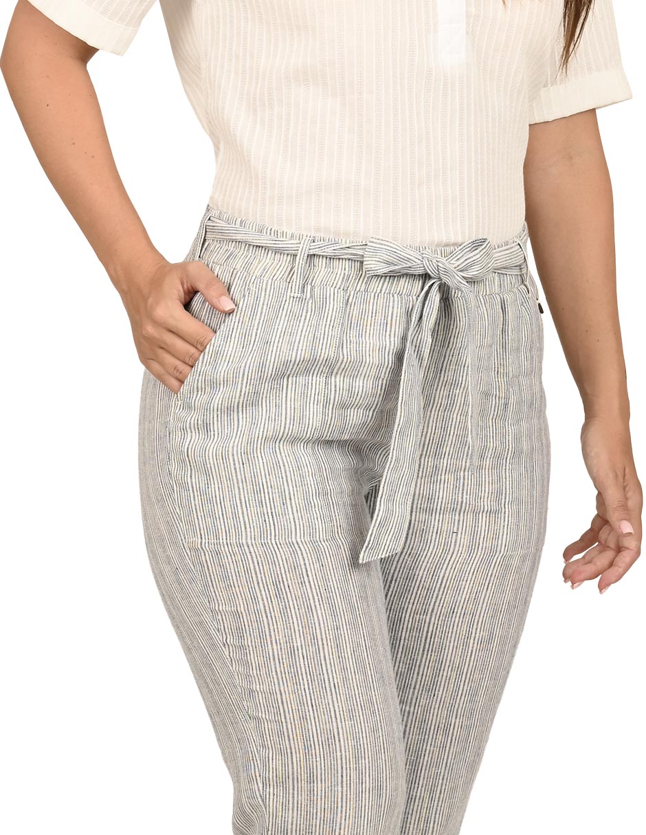 Pantalón capri skinny para mujer 4