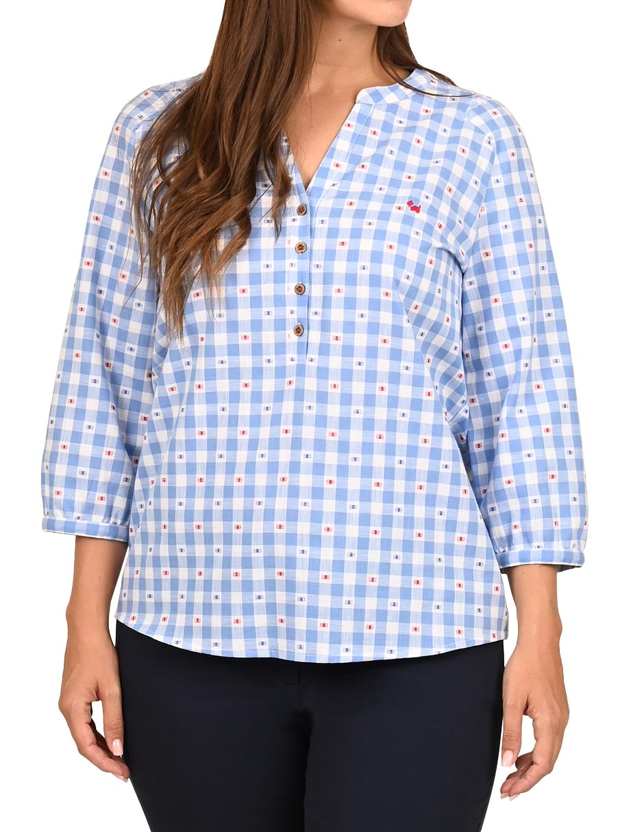 Blusa manga 3/4 para mujer 4