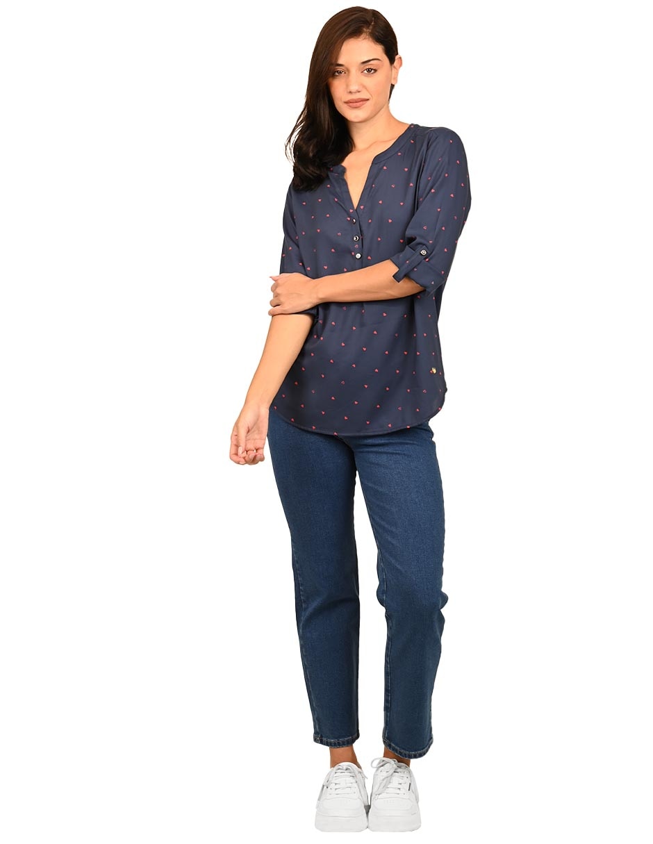 Blusa manga 3/4 para mujer 2