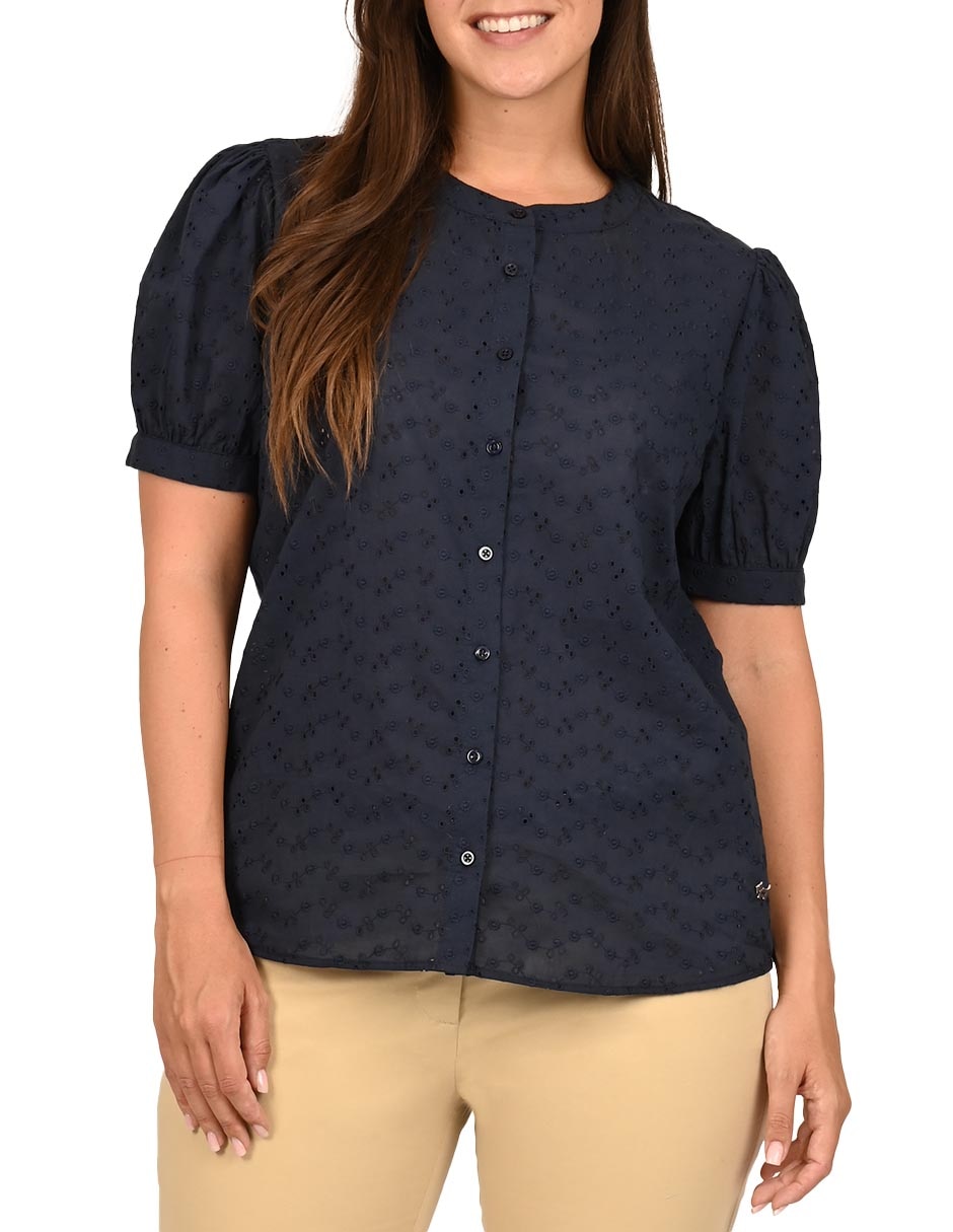 Blusa manga corta para mujer 4