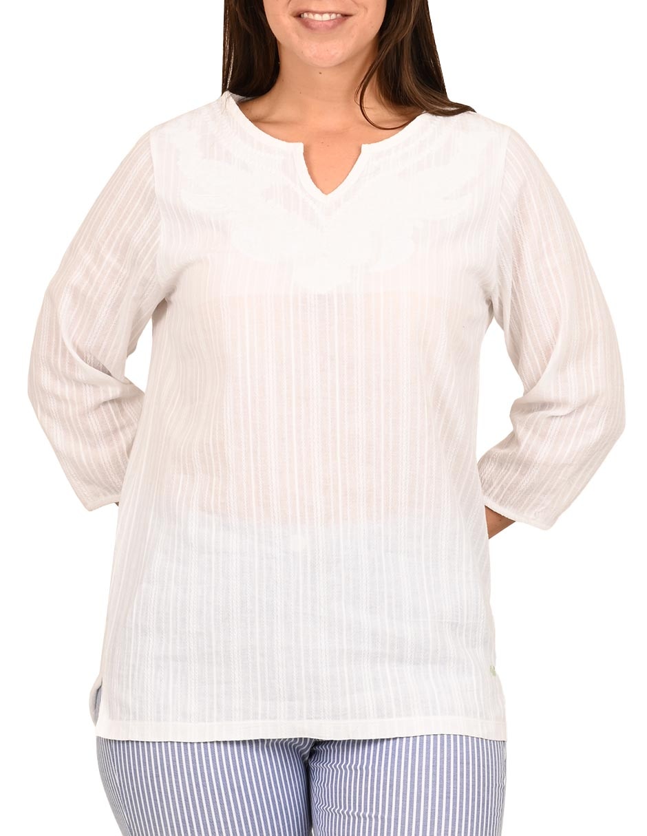 Blusa manga 3/4 para mujer 4
