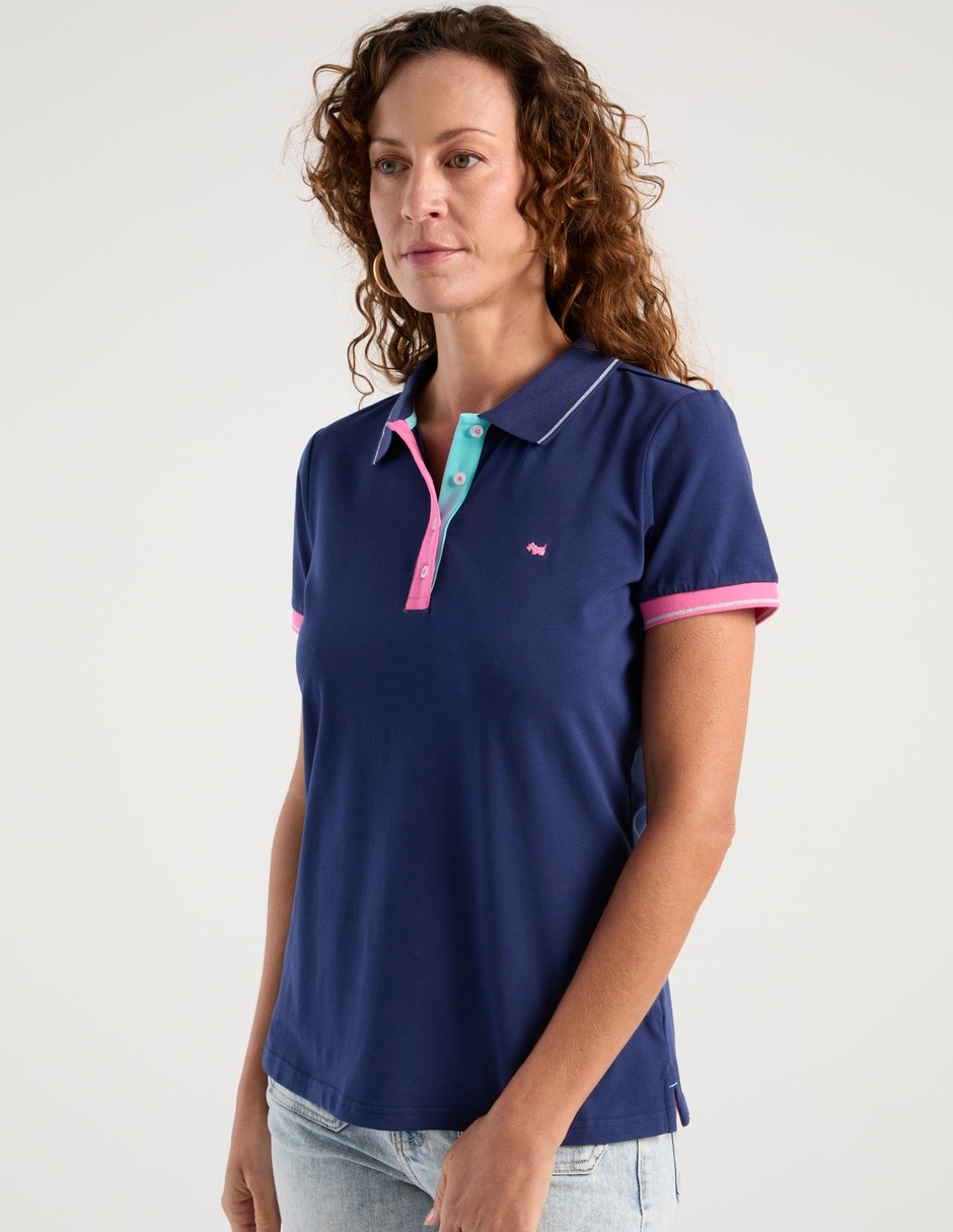 Playera tipo polo para mujer 2