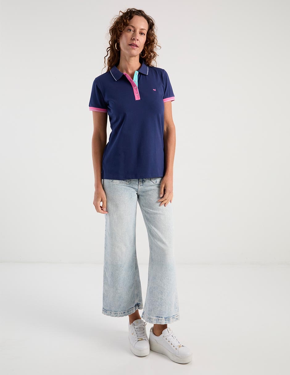 Playera tipo polo para mujer 3