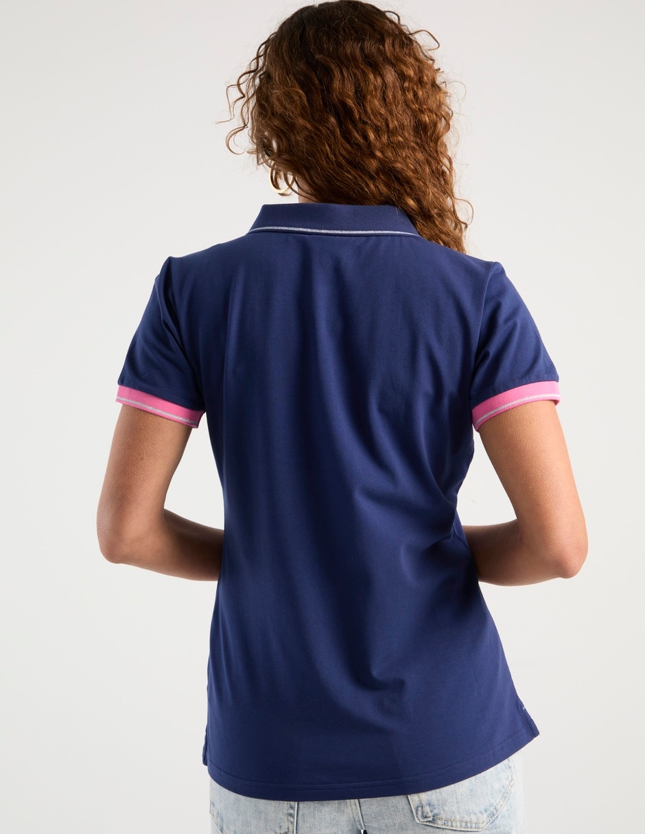 Playera tipo polo para mujer 6