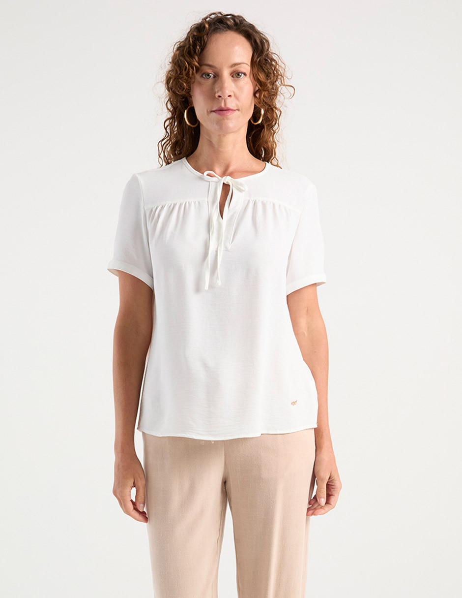 Blusa manga corta para mujer 2