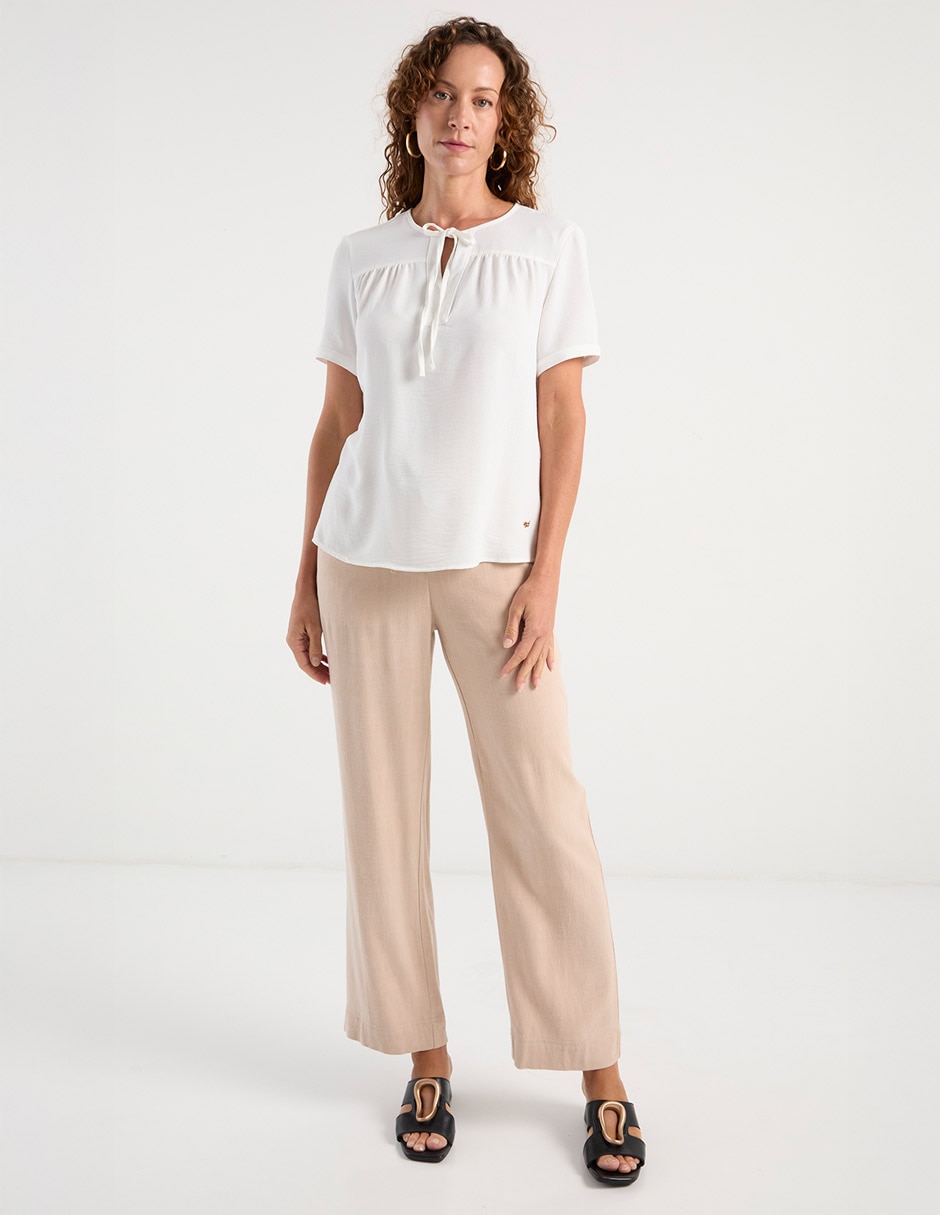 Blusa manga corta para mujer 3