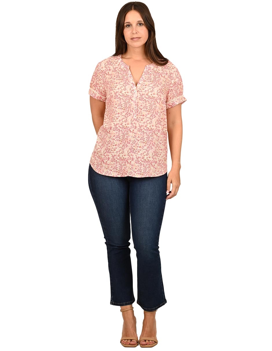 BLUSA FERRIONI M28587 REGULAR, G, ROJO