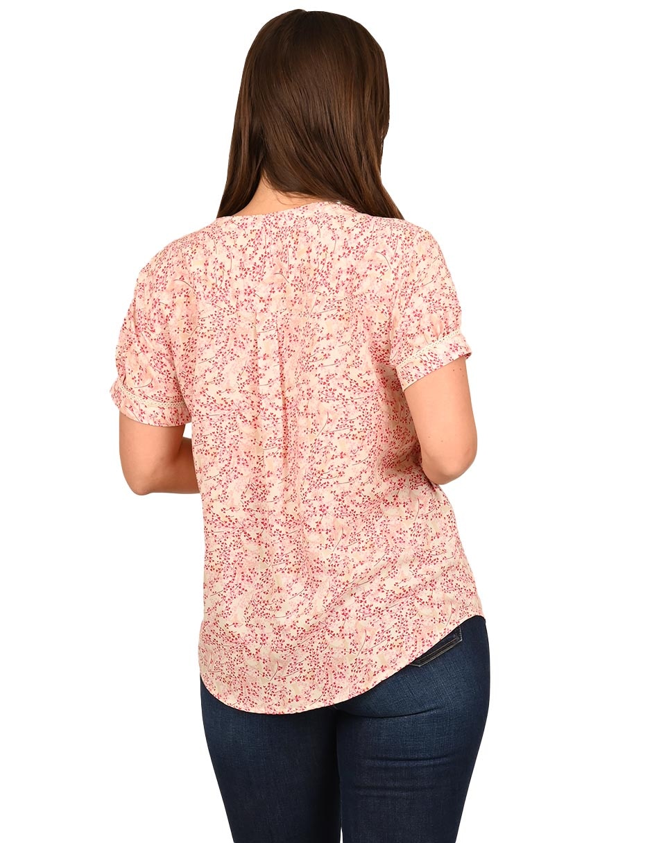 BLUSA FERRIONI M28587 REGULAR, G, ROJO