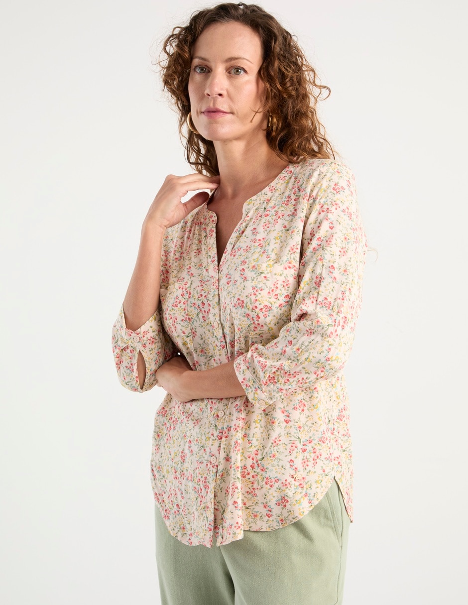 Blusa manga 3/4 para mujer 2