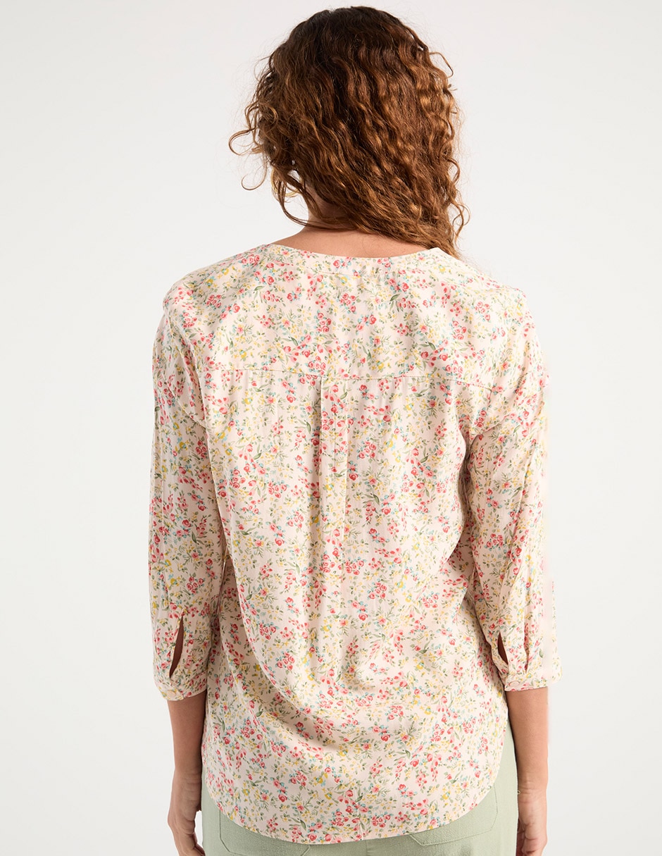 Blusa manga 3/4 para mujer 6