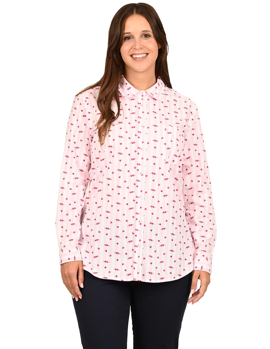 Blusa manga larga para mujer
