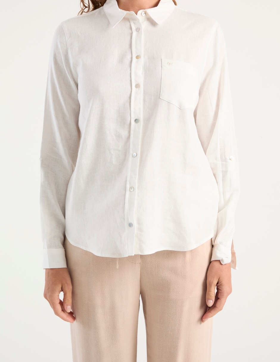 Blusa manga larga para mujer 7
