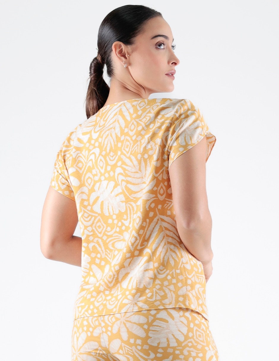 Blusa manga corta para mujer 2