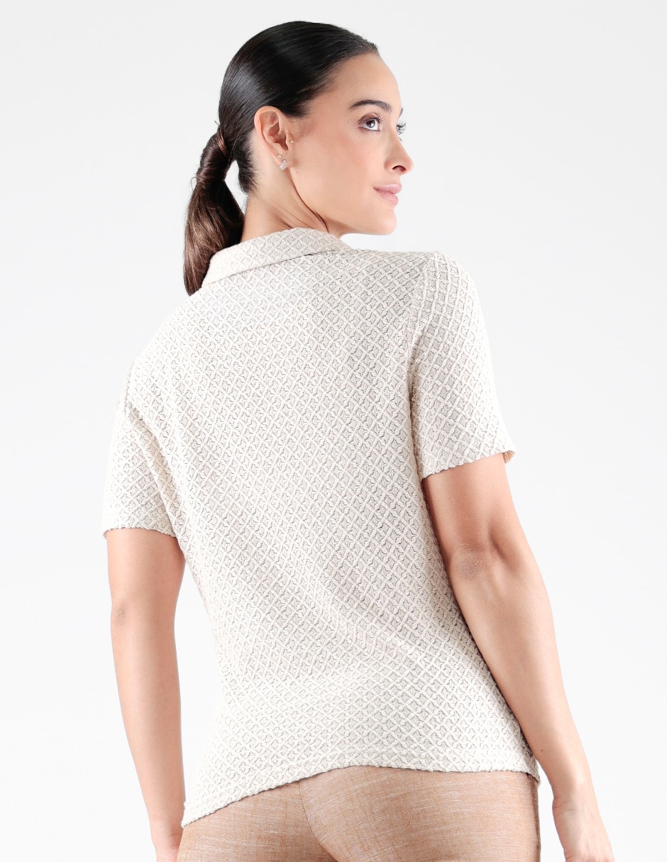 Blusa manga corta para mujer 2