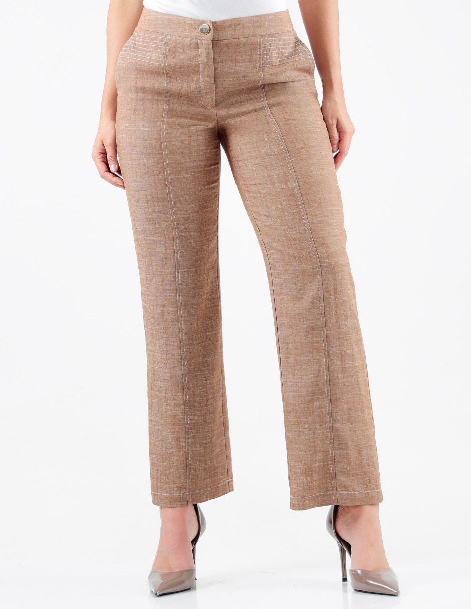 Pantalón regular para mujer