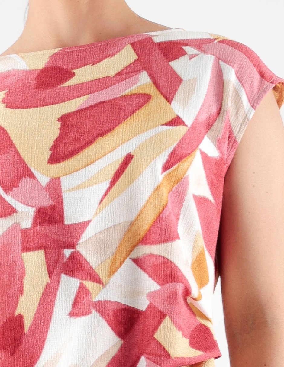 Blusa manga corta para mujer 4