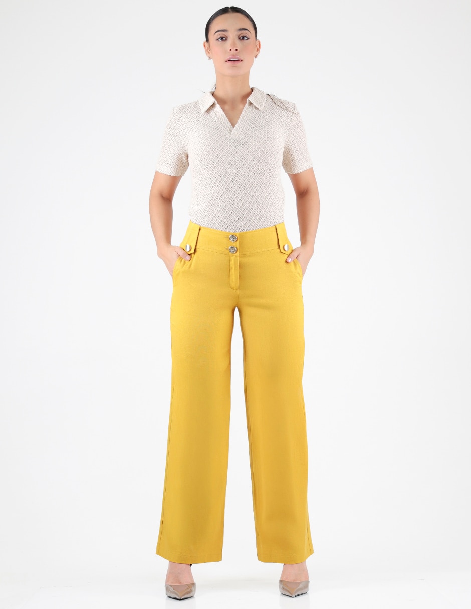 Pantalón regular para mujer 3