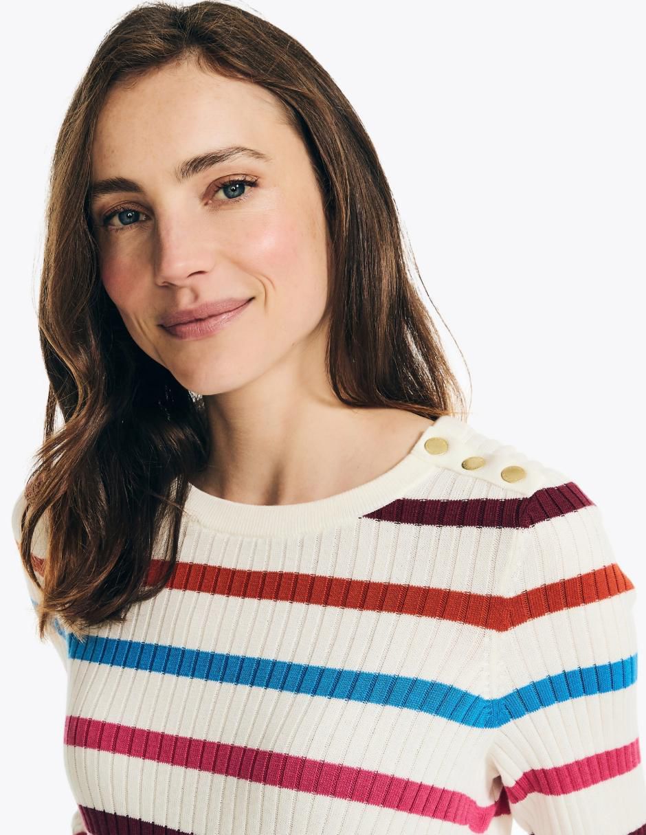 Suéter cuello redondo para mujer 2