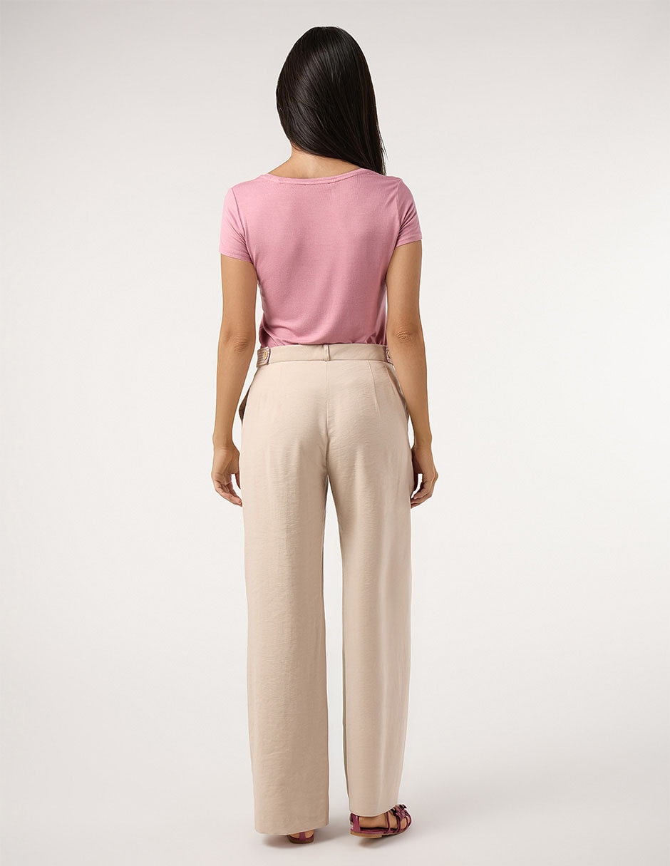 Pantalón relaxed recto para mujer 2
