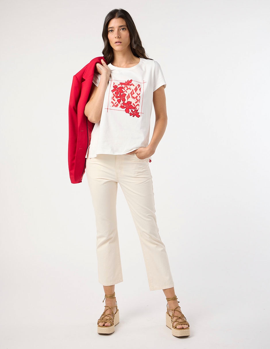 Pantalón straight skinny para mujer 3