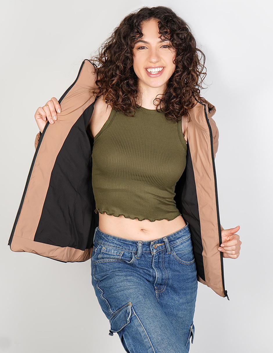 "chamarra" acolchada greenlander no impermeable "de" poliéster "para mujer"