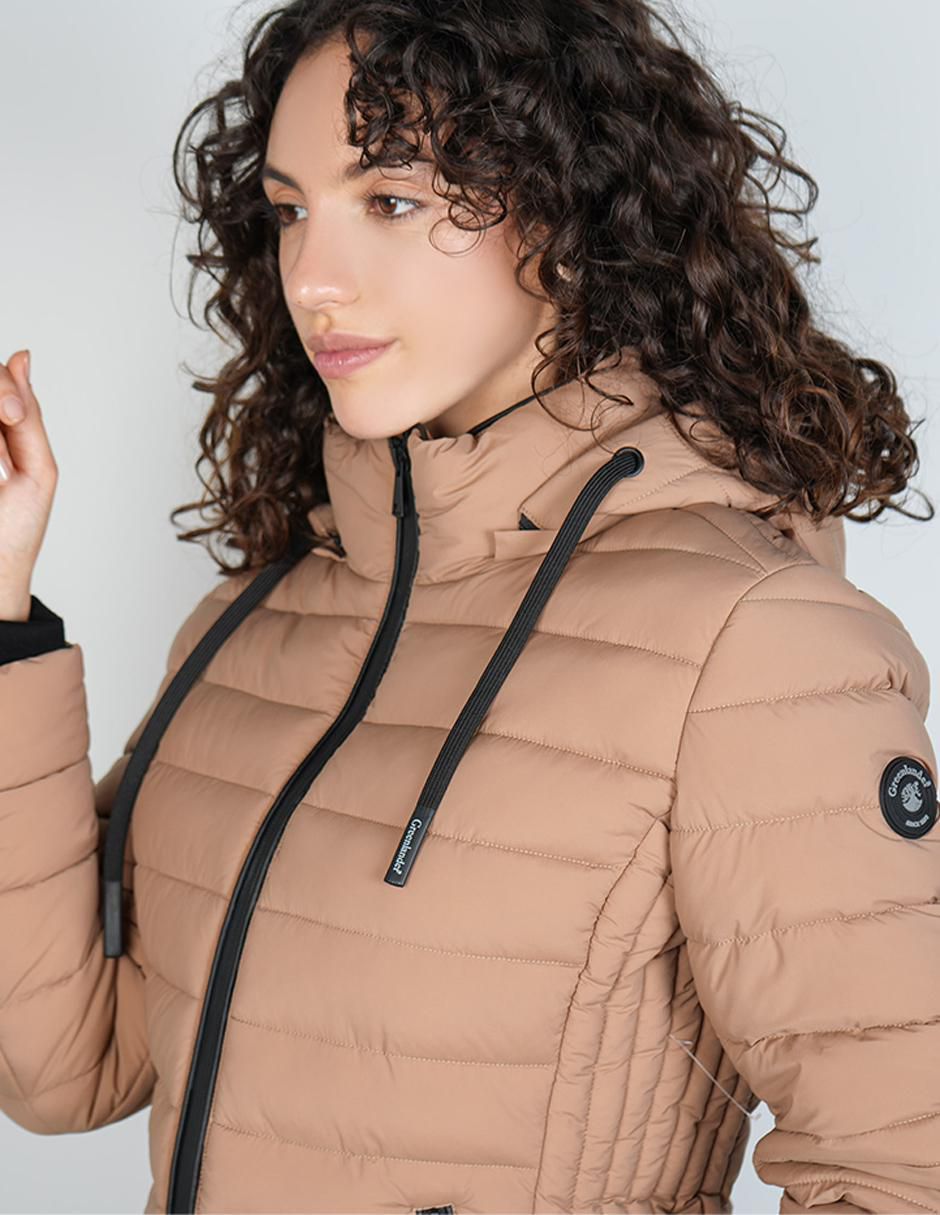 "chamarra" acolchada greenlander no impermeable "de" poliéster "para mujer"