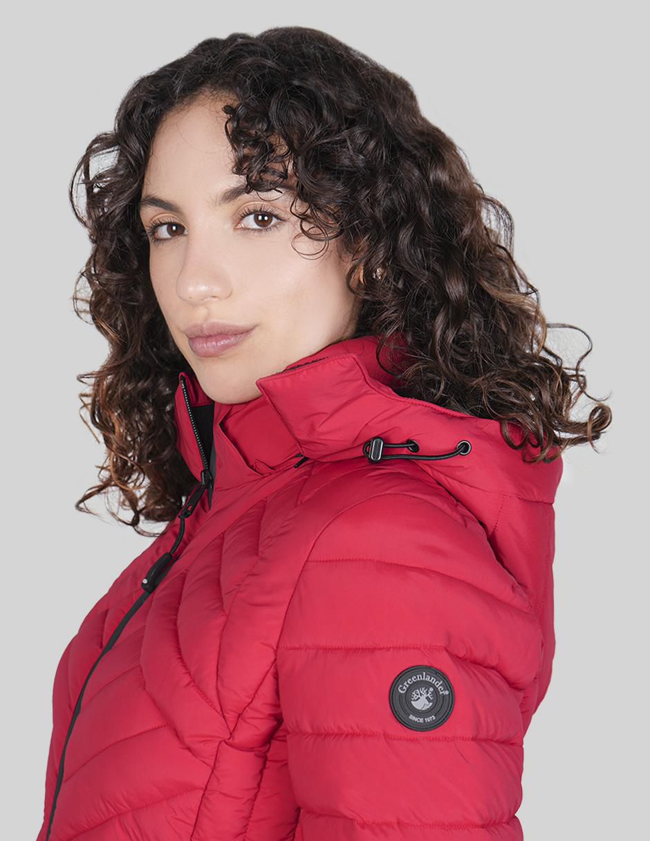 "chamarra" acolchada greenlander no impermeable "de" poliéster "para mujer"