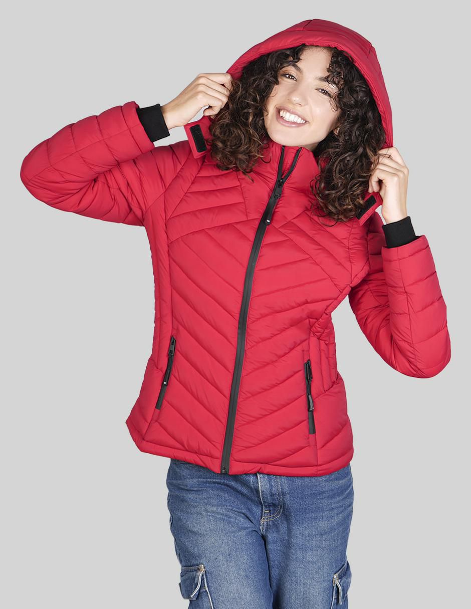 "chamarra" acolchada greenlander no impermeable "de" poliéster "para mujer"