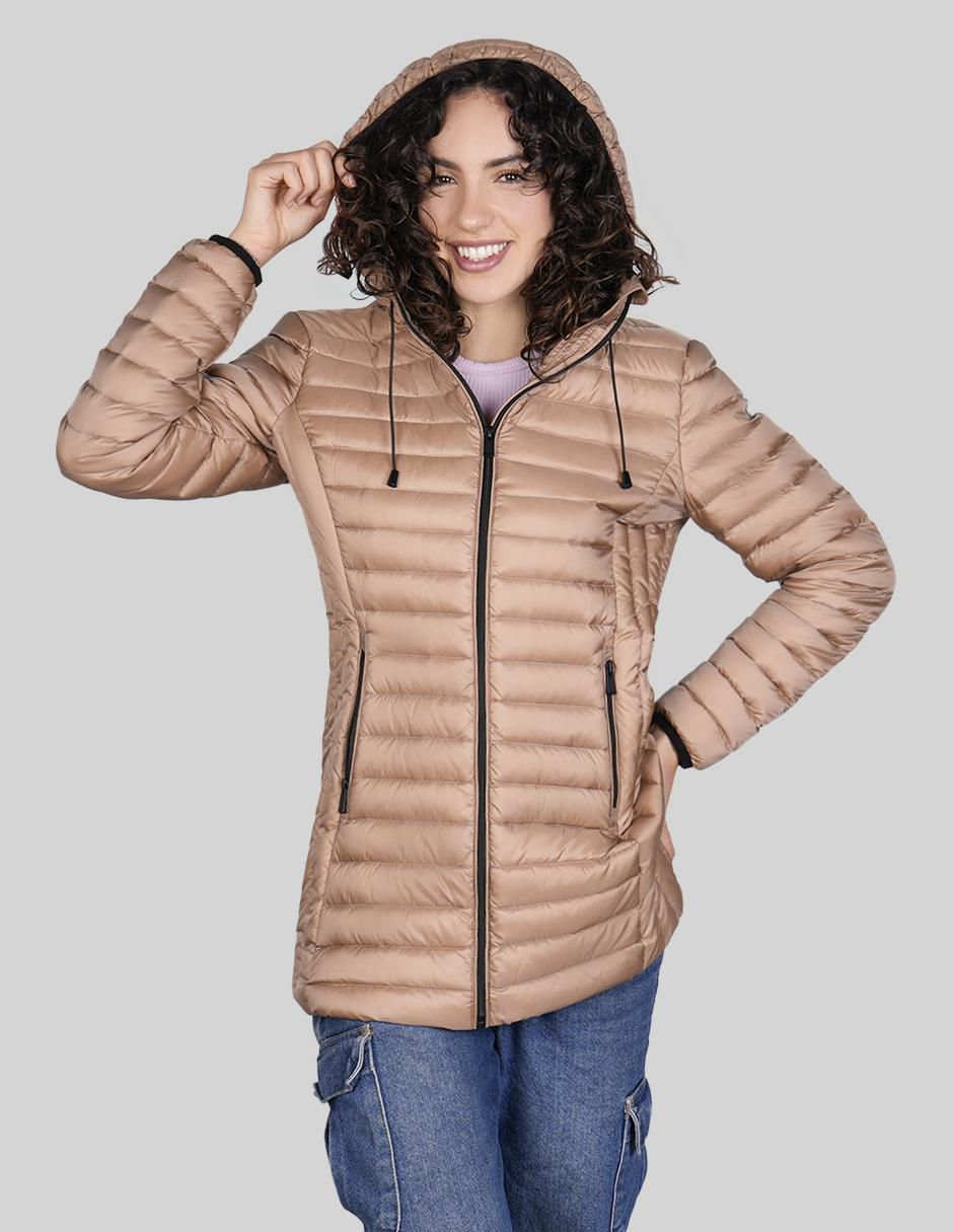 "chamarra" acolchada greenlander no impermeable "de" poliéster "para mujer"