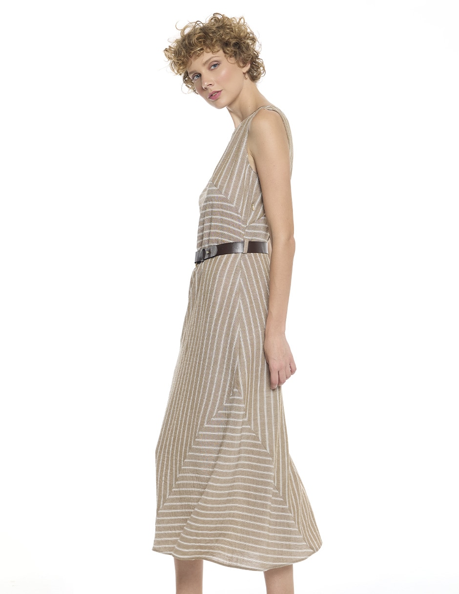 Vestido midi formal Tize para mujer 2