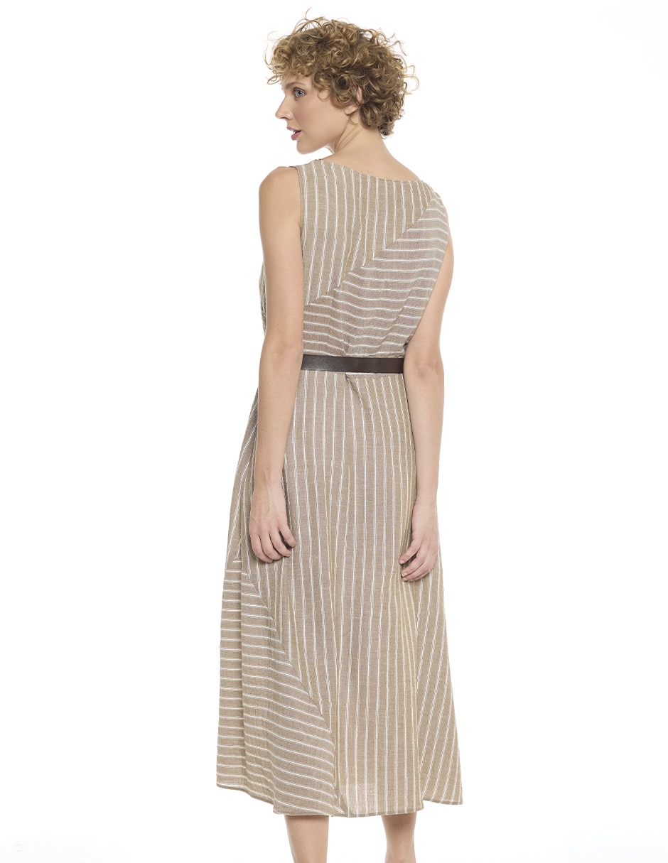 Vestido midi formal Tize para mujer 3