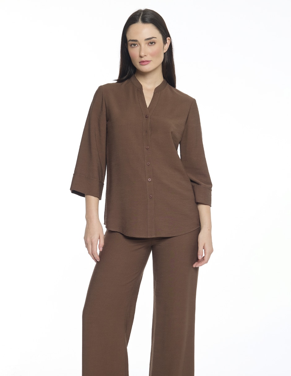 Blusa manga 3/4 para mujer