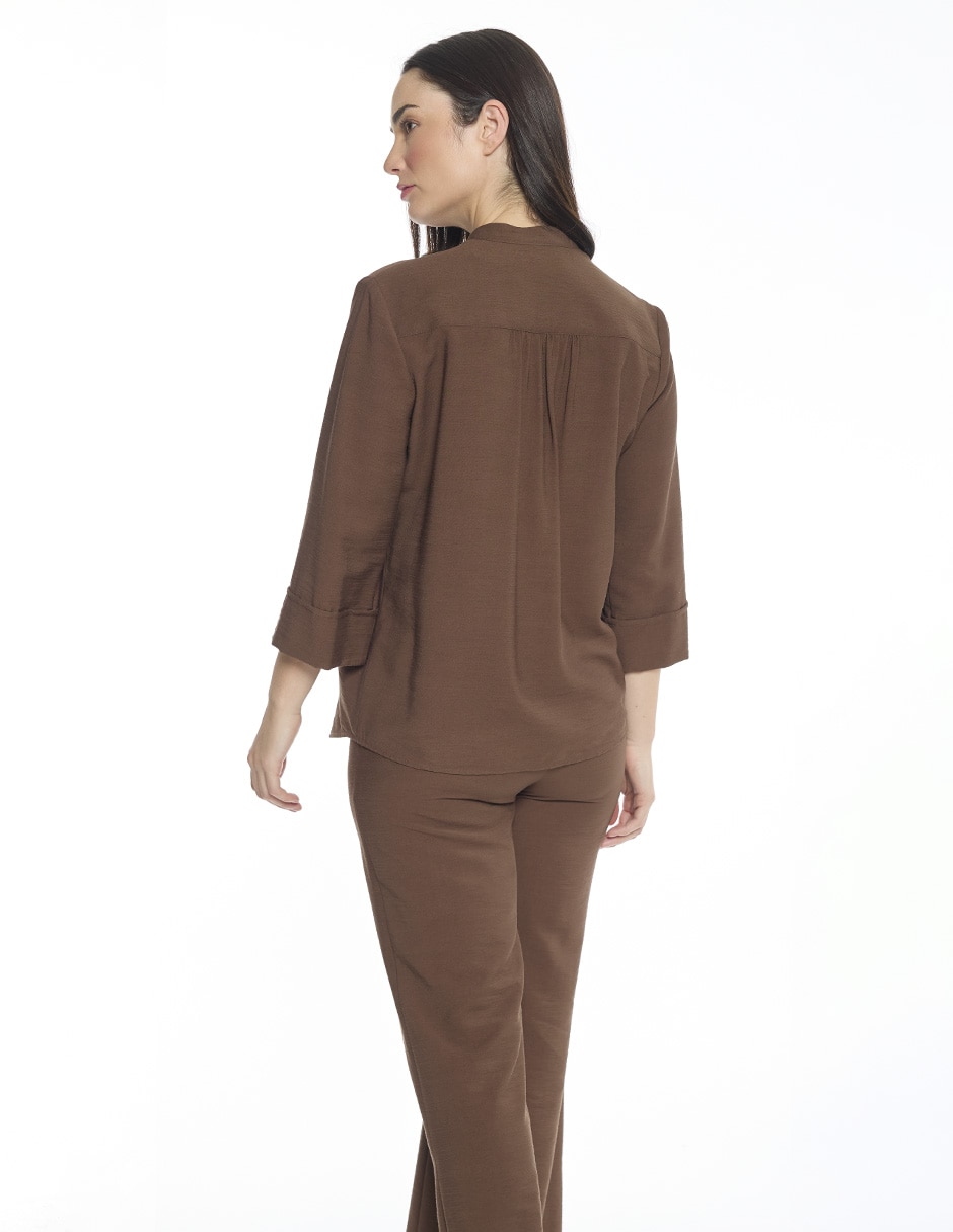 Blusa manga 3/4 para mujer 4
