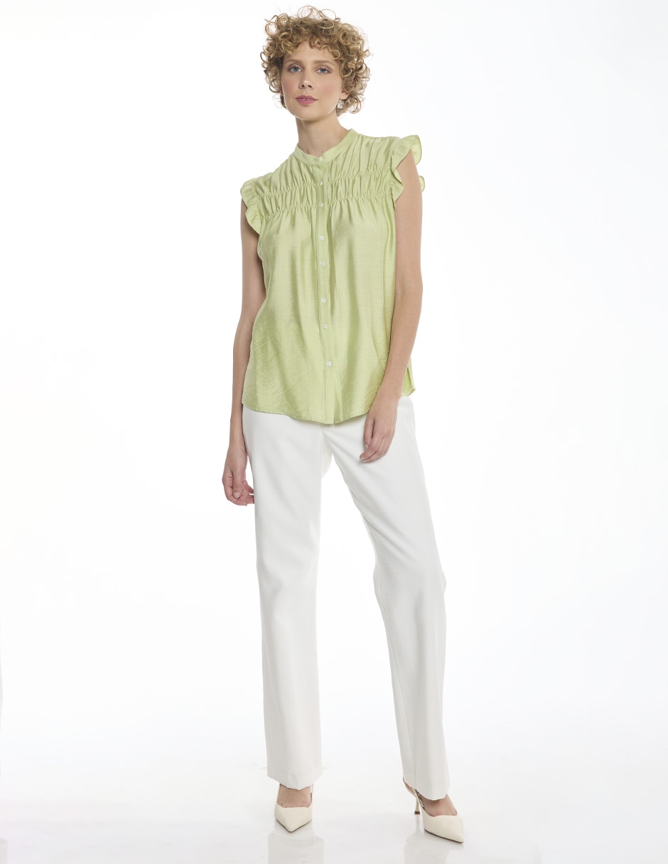Blusa Tize sin manga para mujer 2