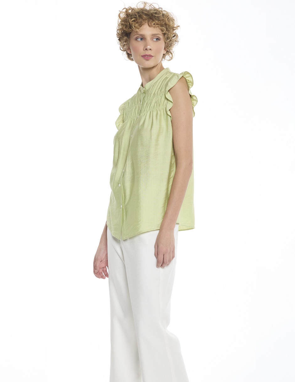 Blusa Tize sin manga para mujer 3